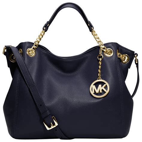 blue michael kors tote bag